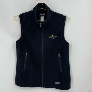 Patagonia Synchilla backroads five Fleece Vest black womens L
